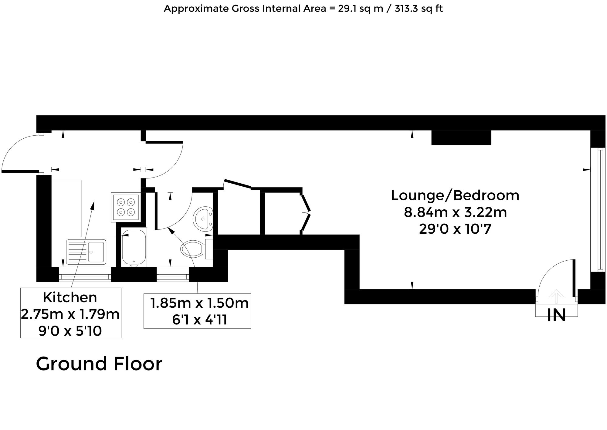 11b North Parade Avenue, Oxford floorplan