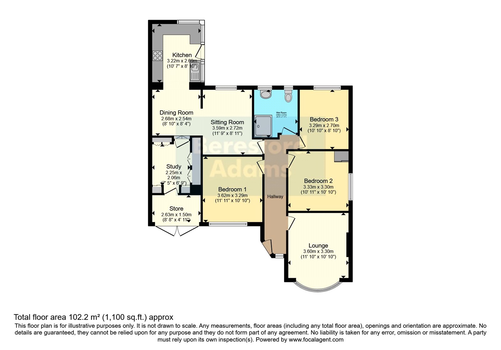 104, Victoria Road West, Denbighshire floorplan