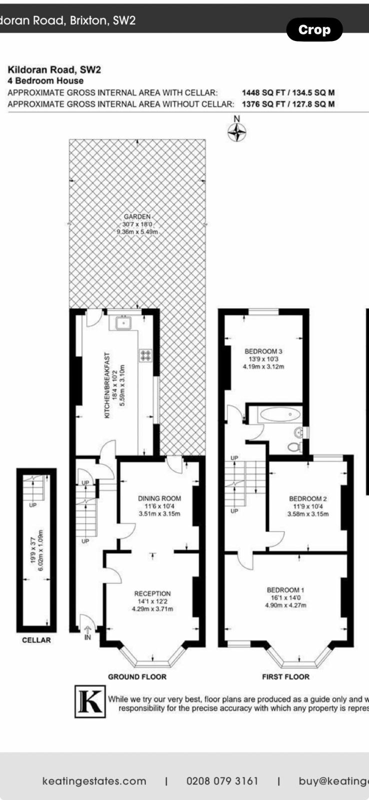 23 Kildoran Road, London floorplan