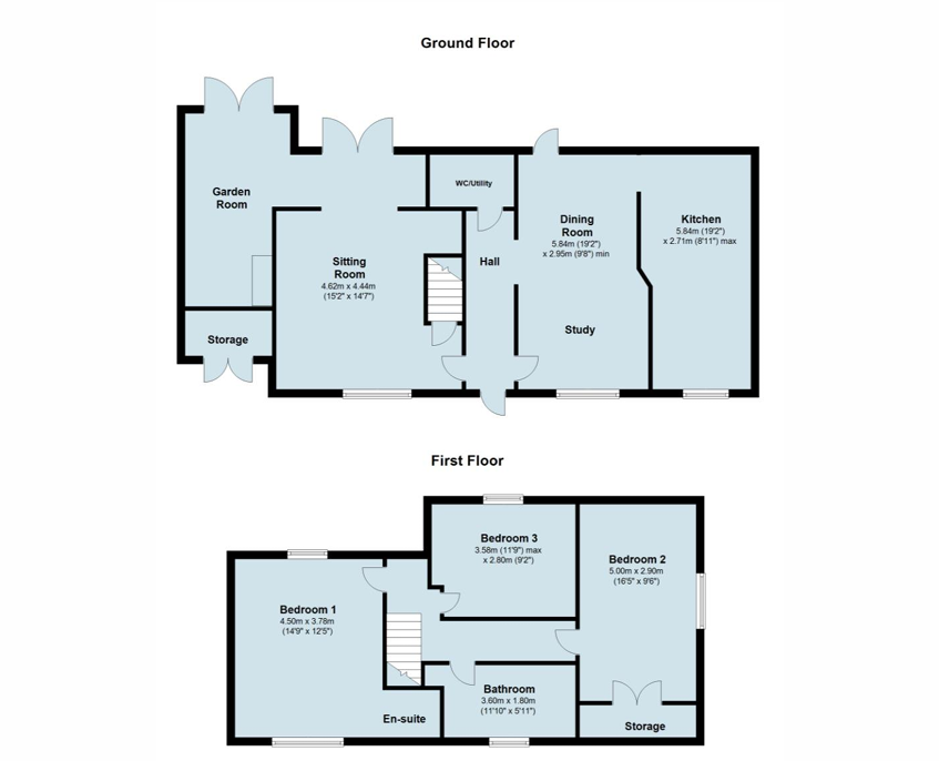 Gilta House, The Green, Leire, Lutterworth floorplan