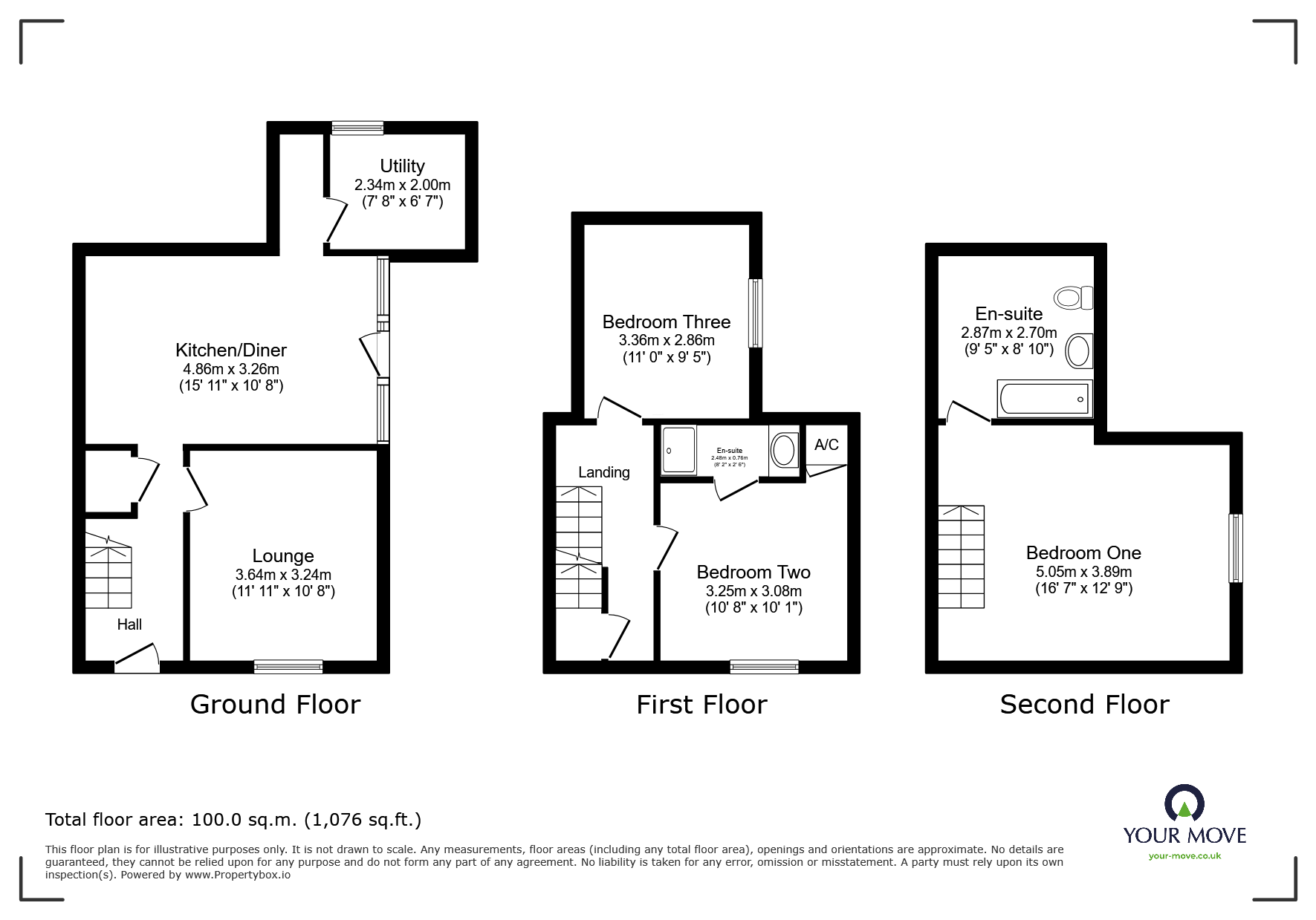 2, Cross Street, Swadlincote floorplan