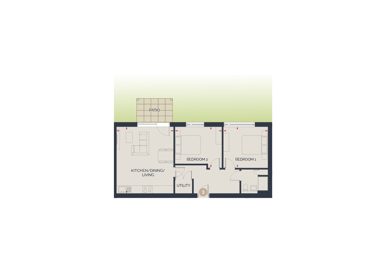 Plot 3 St. Leonards Quarter,, Topsham Road, Devon floorplan
