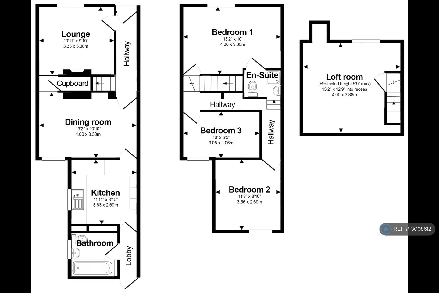 Reginald Road, Southsea floorplan