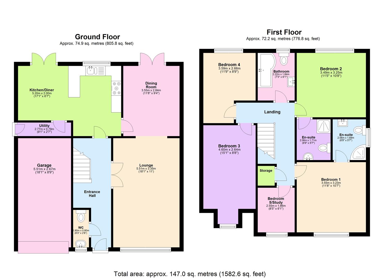 5 bed detached house for sale in Green Lane, North Duffield, Selby YO8