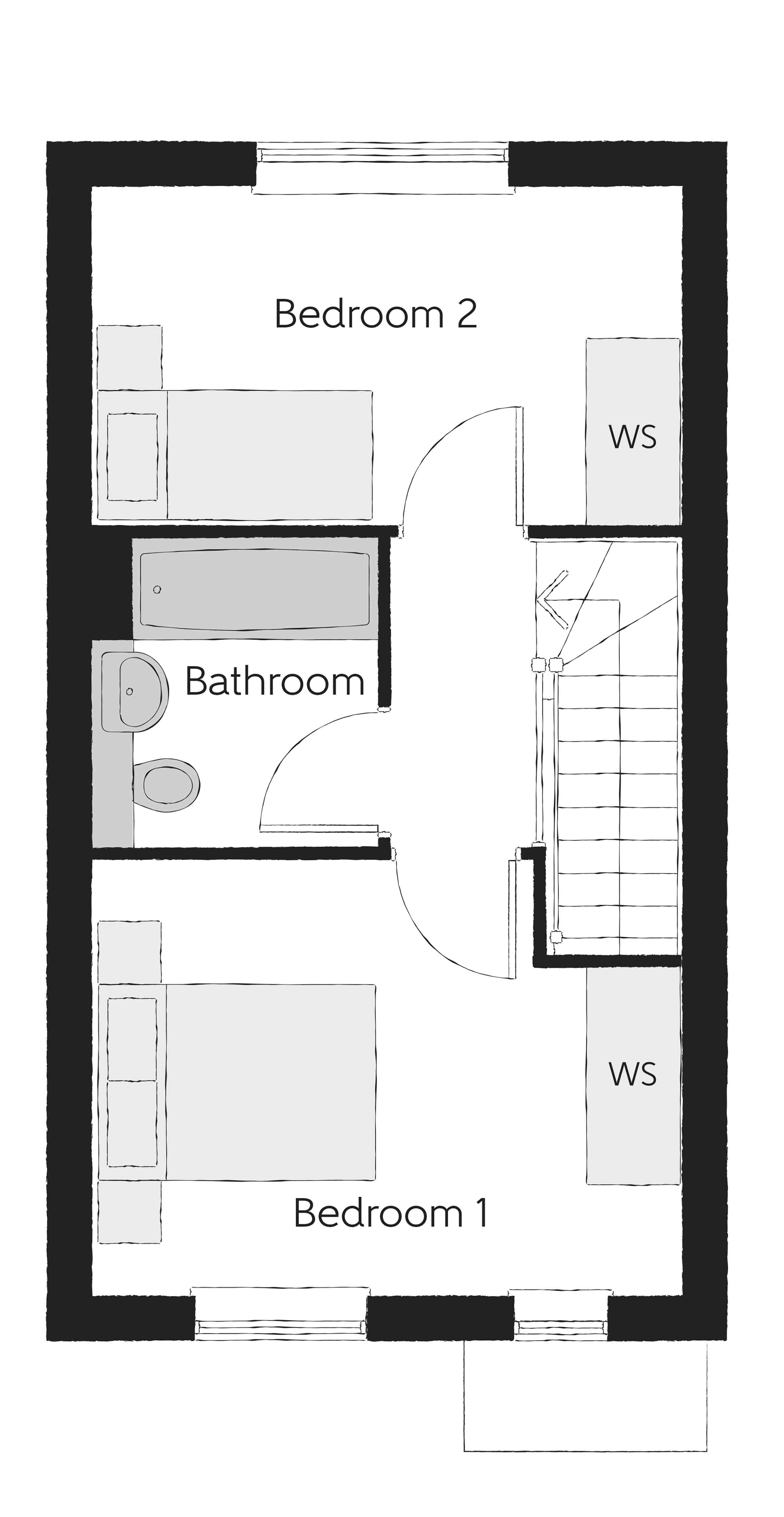 33, Off Lincoln, Buckingham floorplan