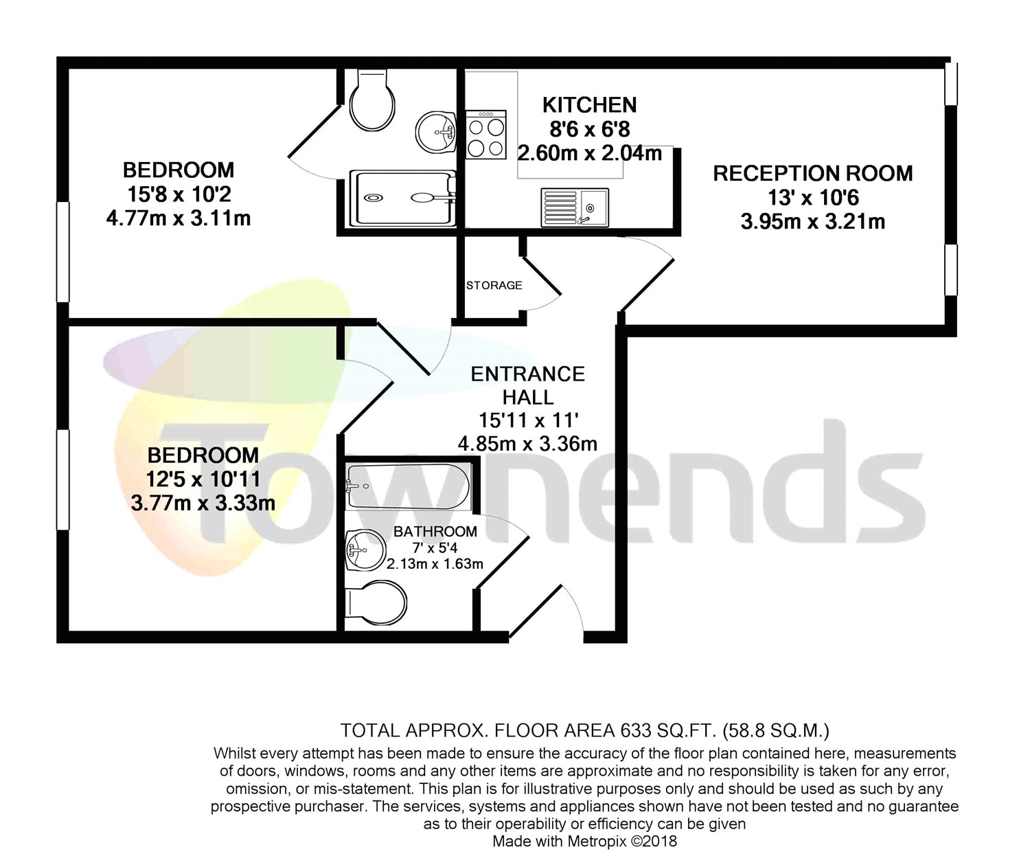 2 Bedrooms Flat to rent in Faraday Road, Guildford GU1