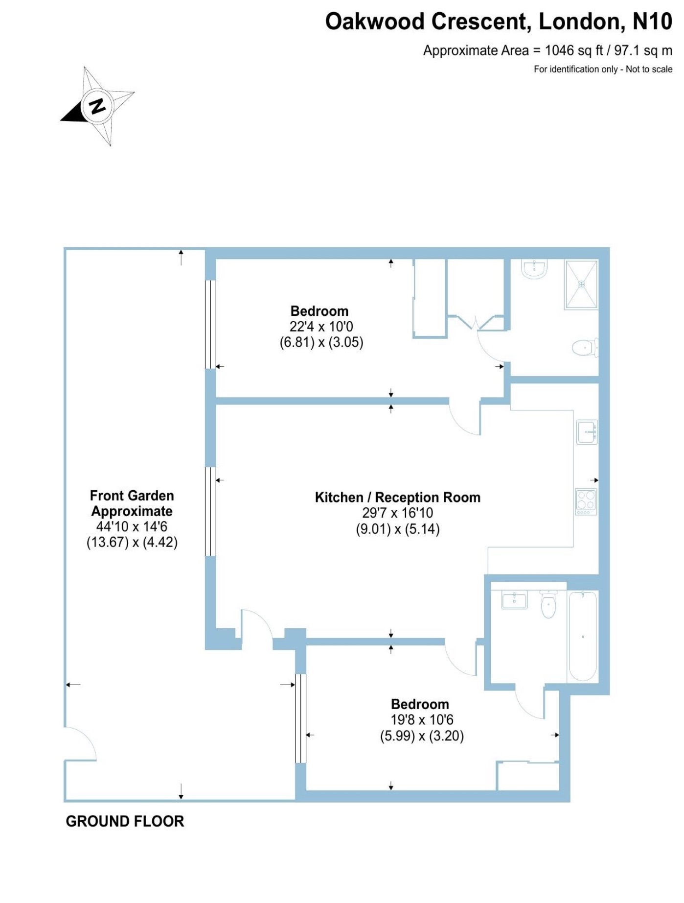 Oakwood Crescent, London, London floorplan
