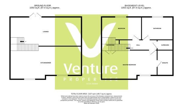 Flat 6 Westpoint, Northumberland Street, Darlington floorplan