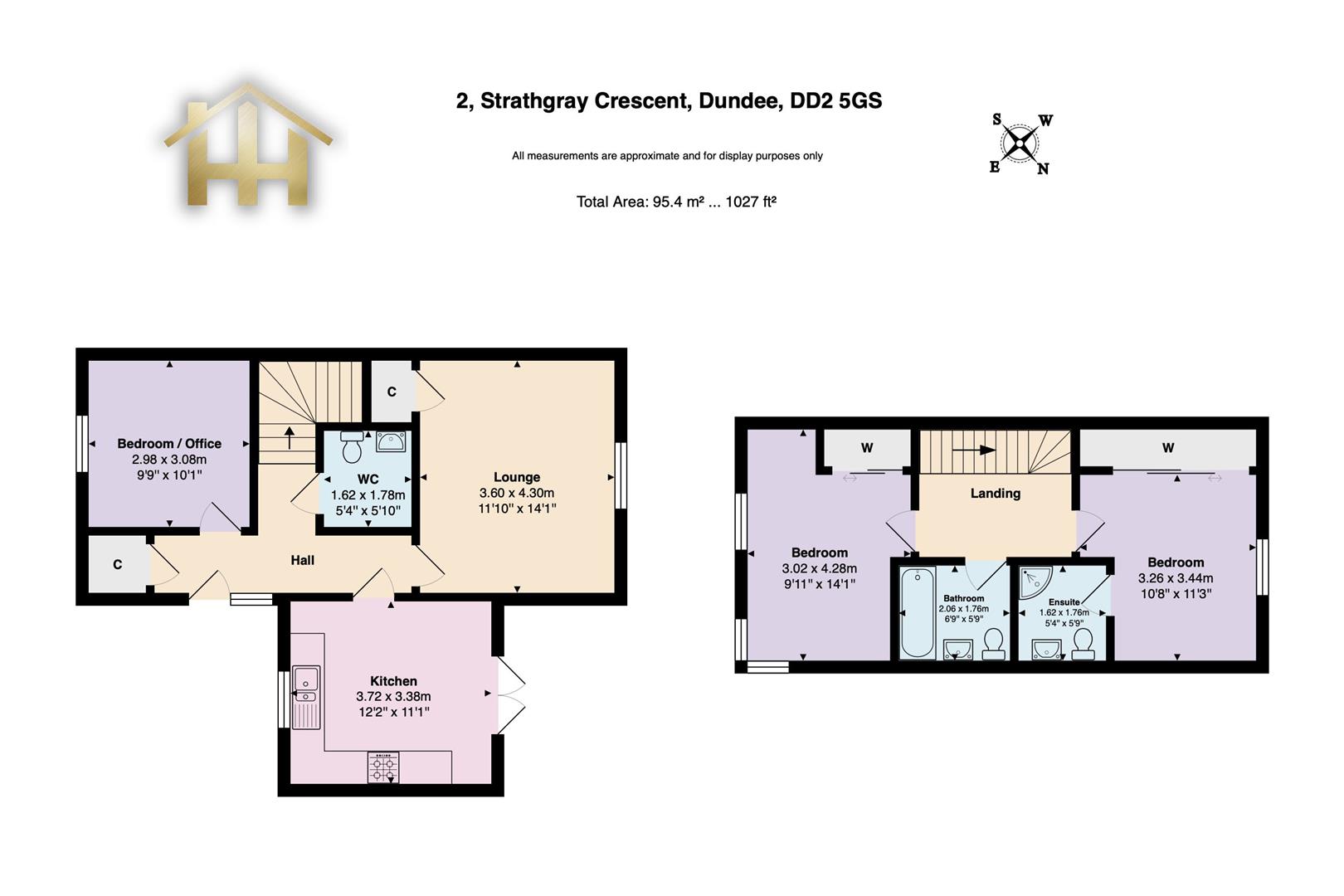 2, Strathgray Crescent, Dundee floorplan