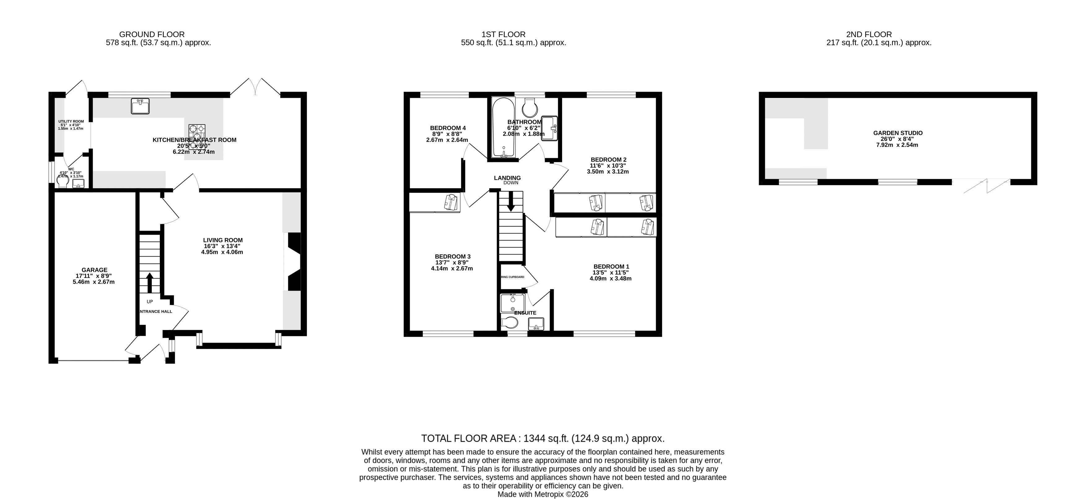 16 Esk Drive, Great North Way, York floorplan