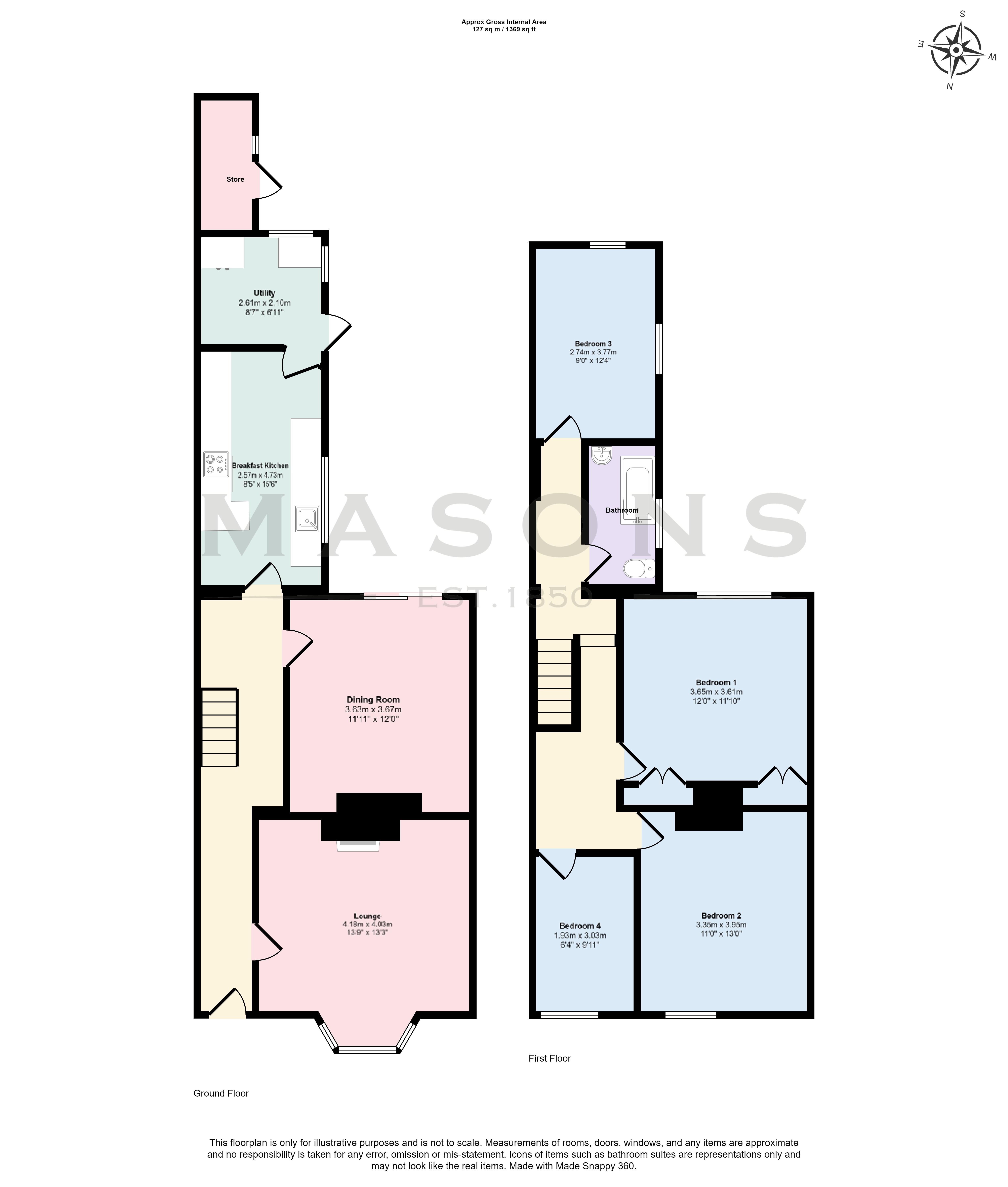 14, South Street, Louth floorplan