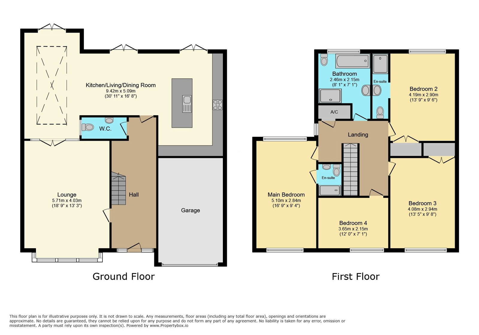 15, De Turberville Close, Porthcawl floorplan
