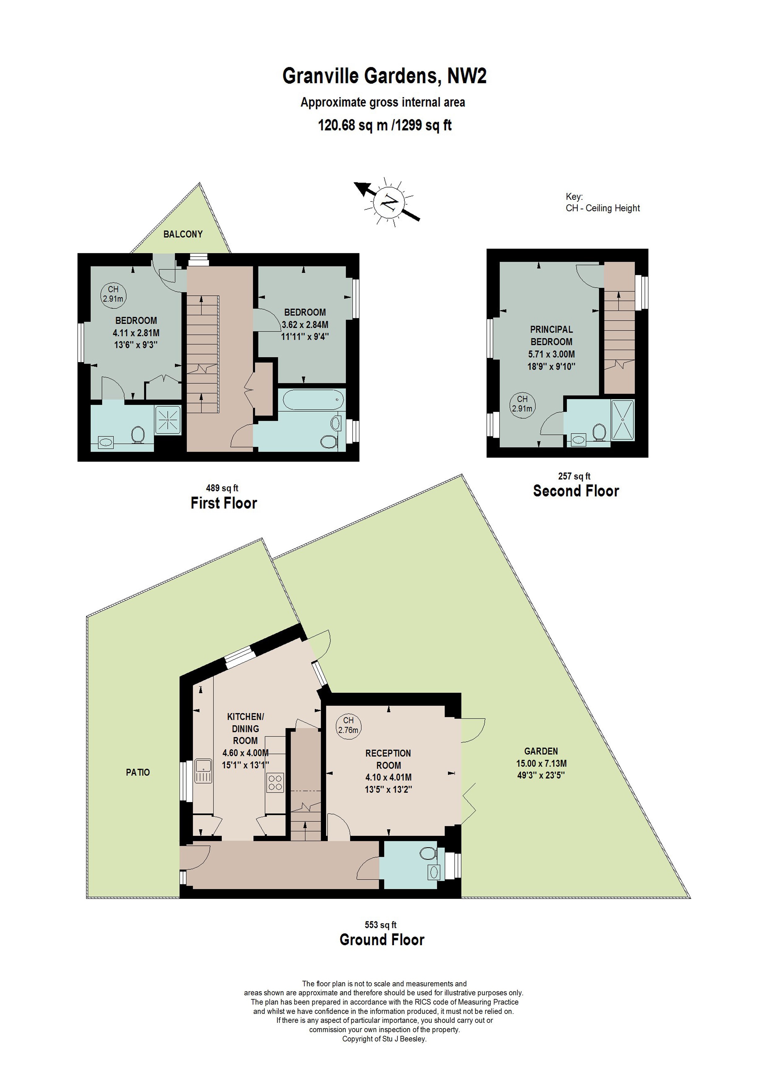 Plot 25 Granville Gardens,, Granville Road, London floorplan