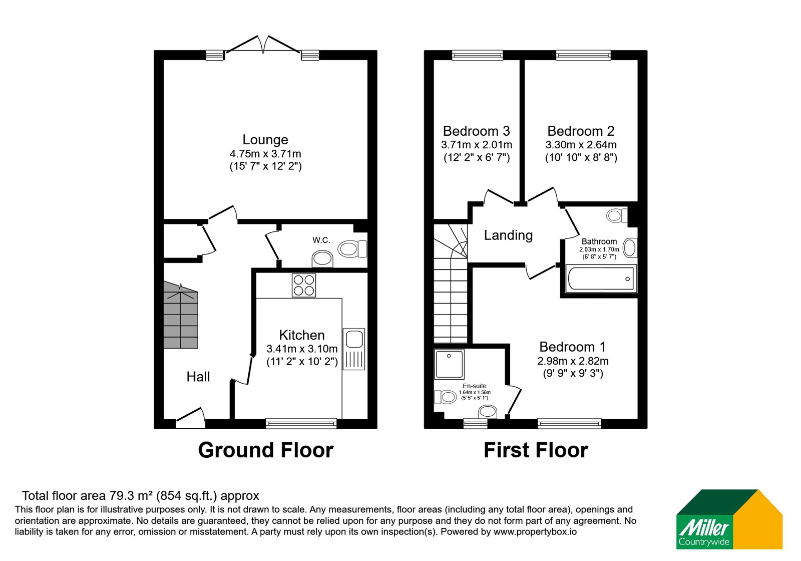 48, Oak View Road, Cornwall floorplan