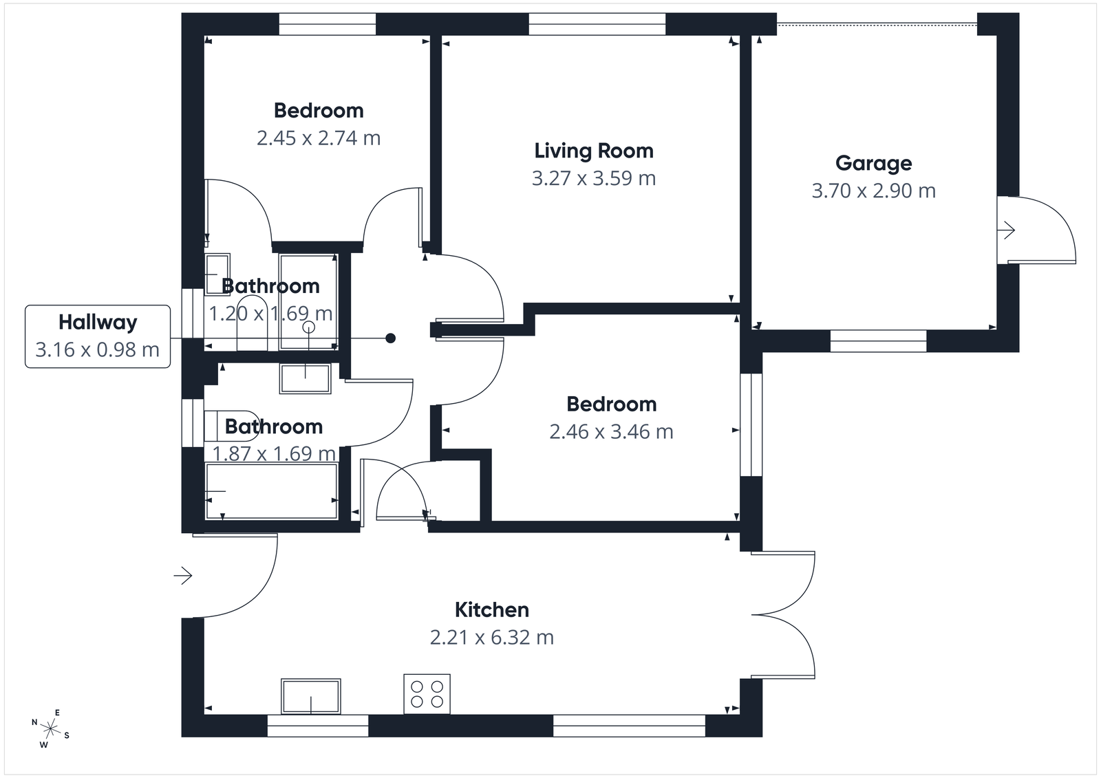 Hilltop, Brockhollands Road, Lydney floorplan