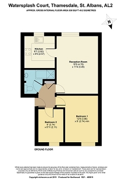 2 Bedrooms Flat for sale in Watersplash Court, St Albans AL2