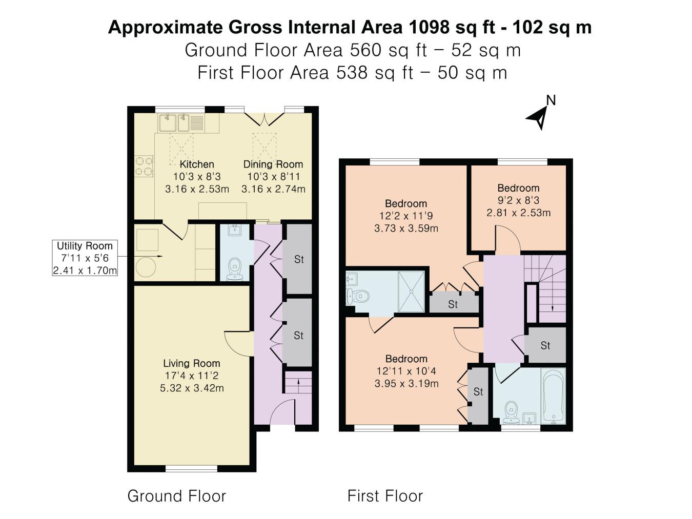 6, George And Dragon Close, Bicester floorplan
