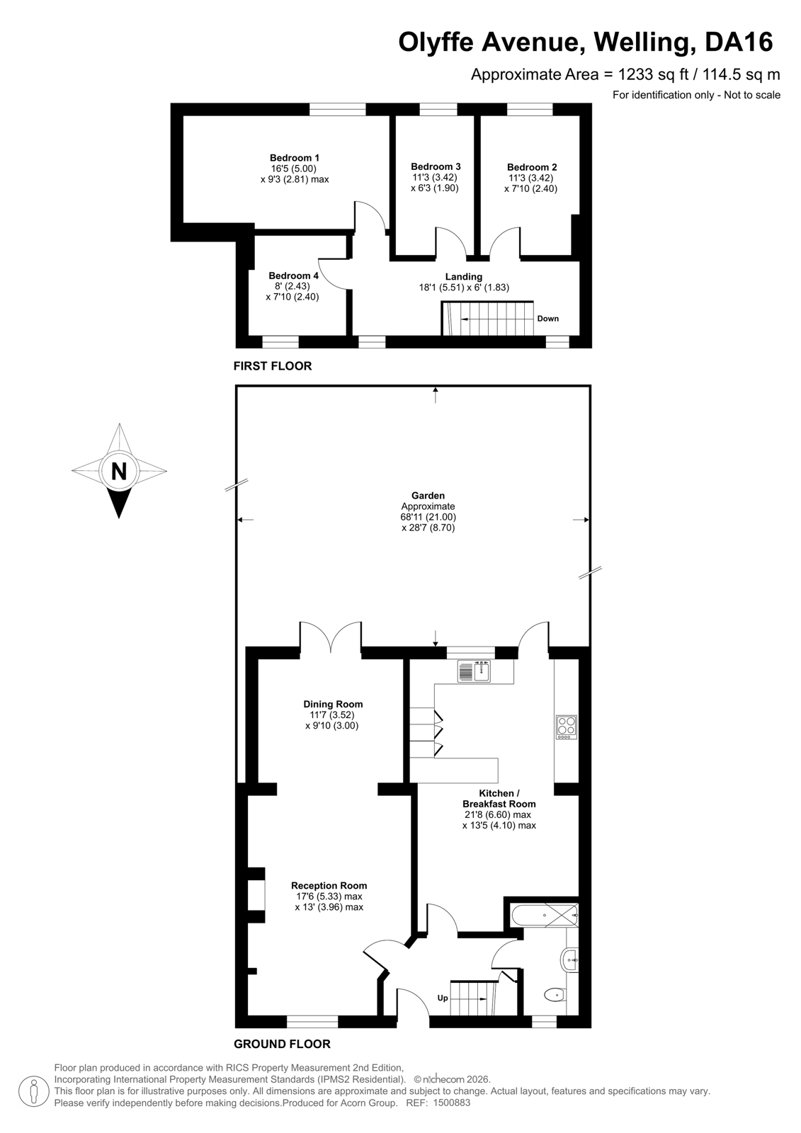 4, Olyffe Avenue, Welling floorplan