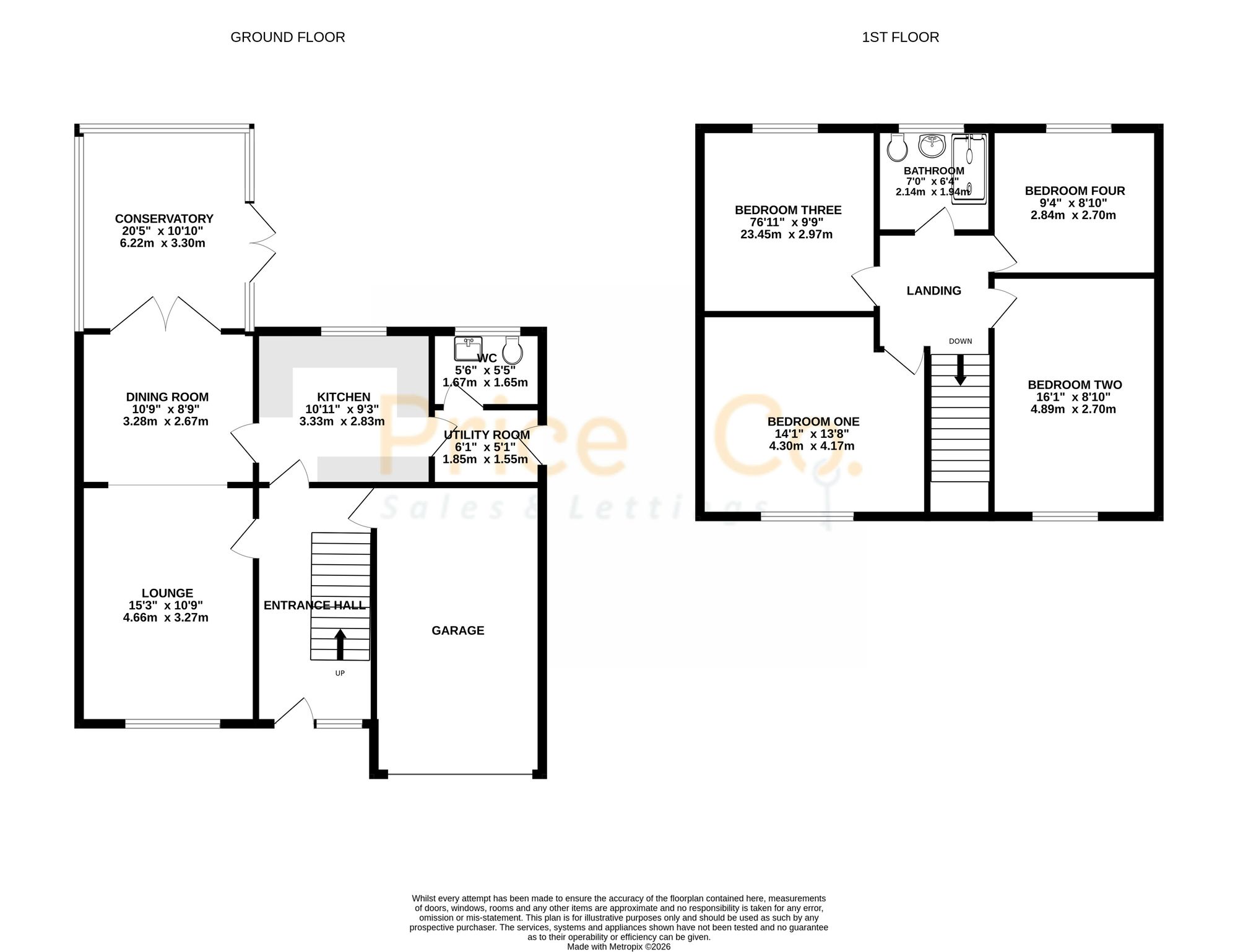 15 Sanderling Close, Bolton floorplan