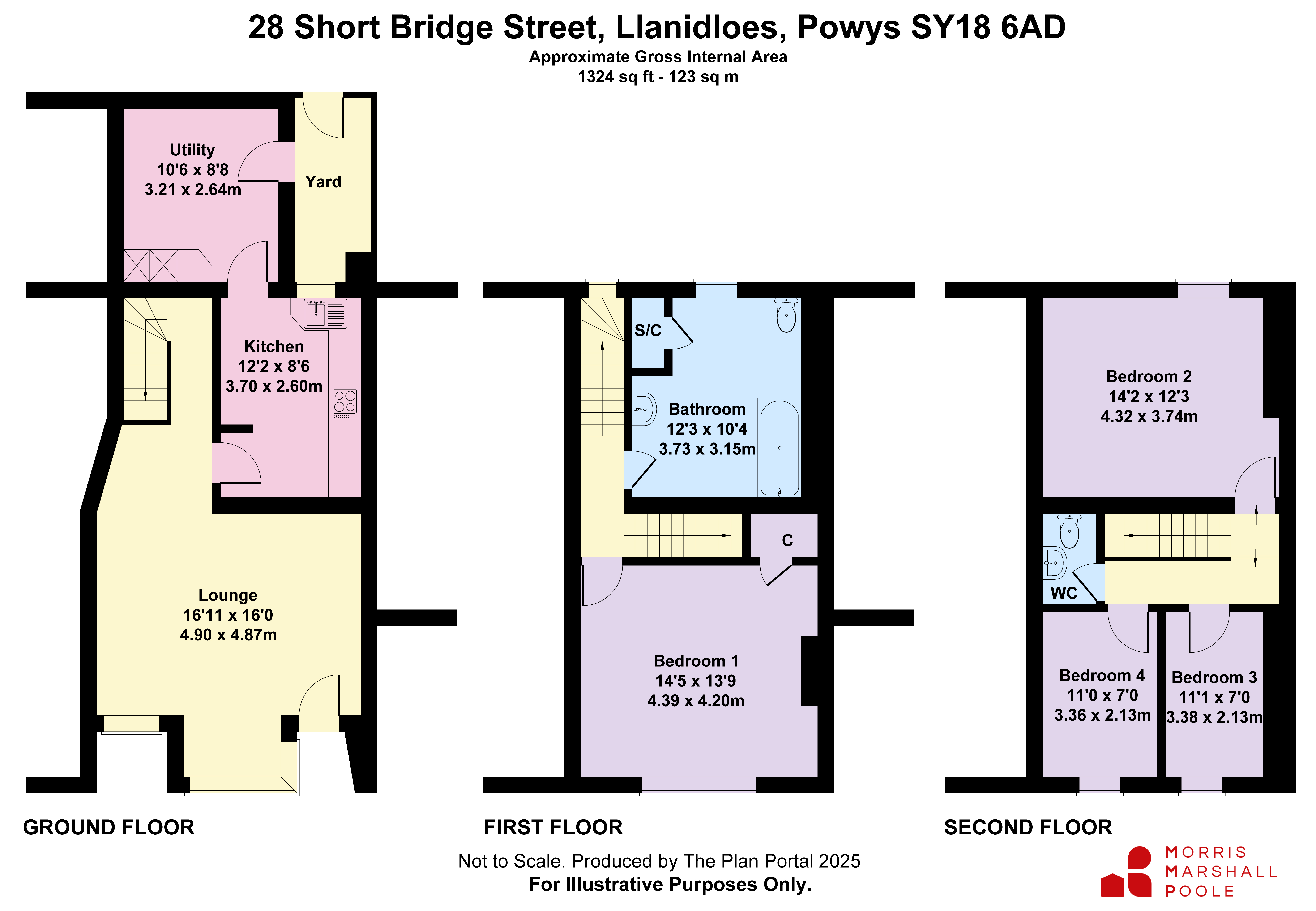 28, Short Bridge Street, Powys floorplan