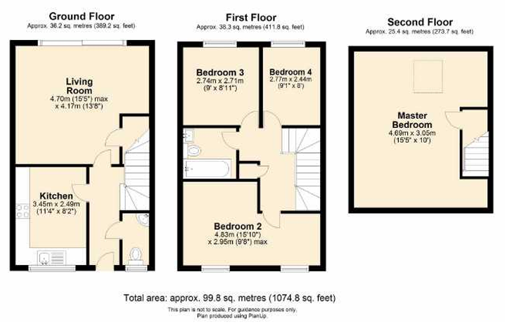 6, Hill View Close, Cheltenham floorplan