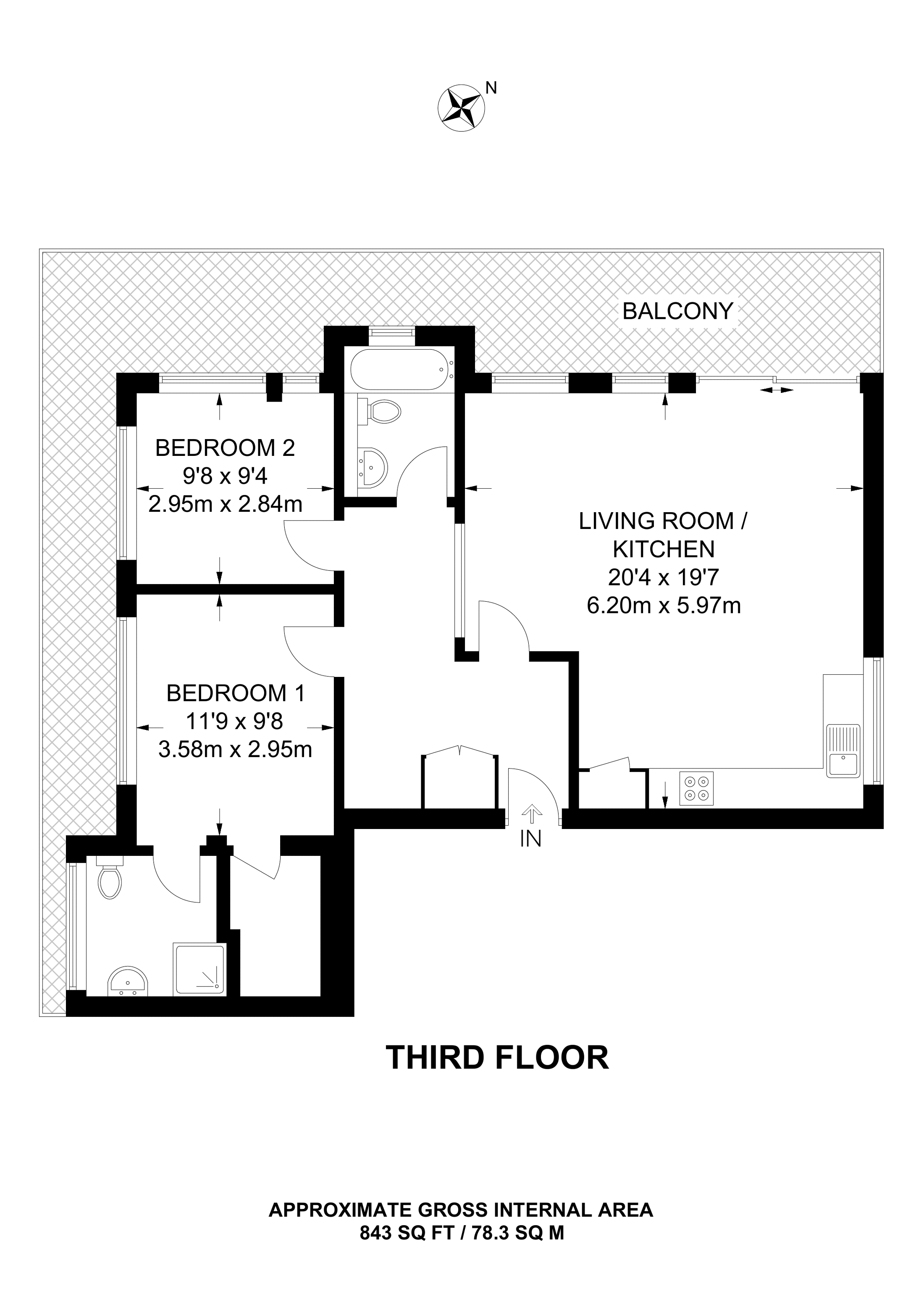 2 Bedrooms Flat to rent in Worple Road, Raynes Park SW20
