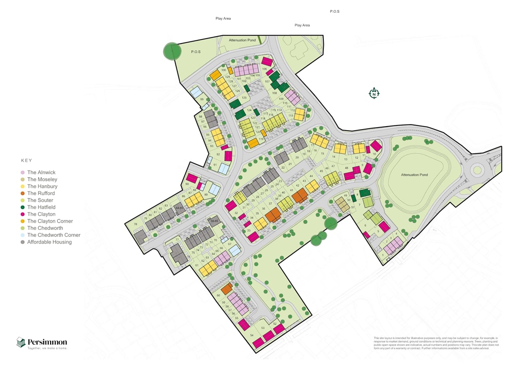 New home, 4 bed detached house for sale in "The Hornsea" at "The
