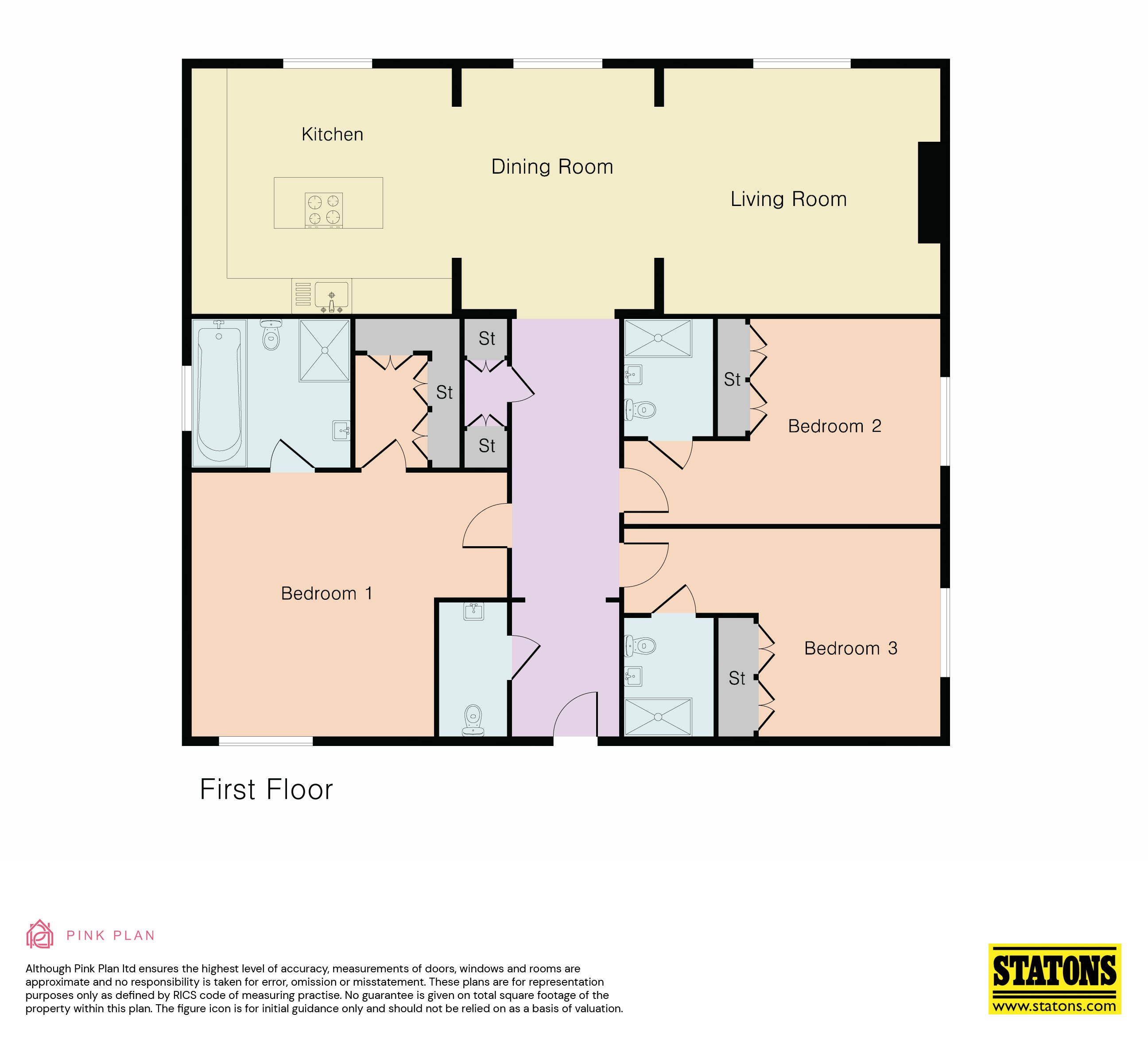 Flat 4, 96, Totteridge Village, London floorplan