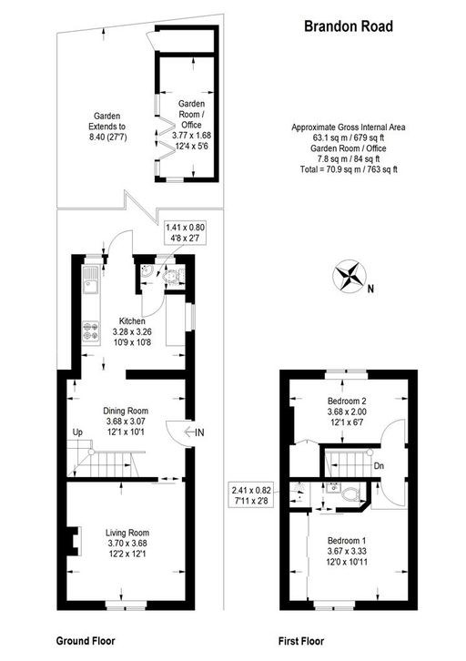 19, Brandon Road, Sutton floorplan