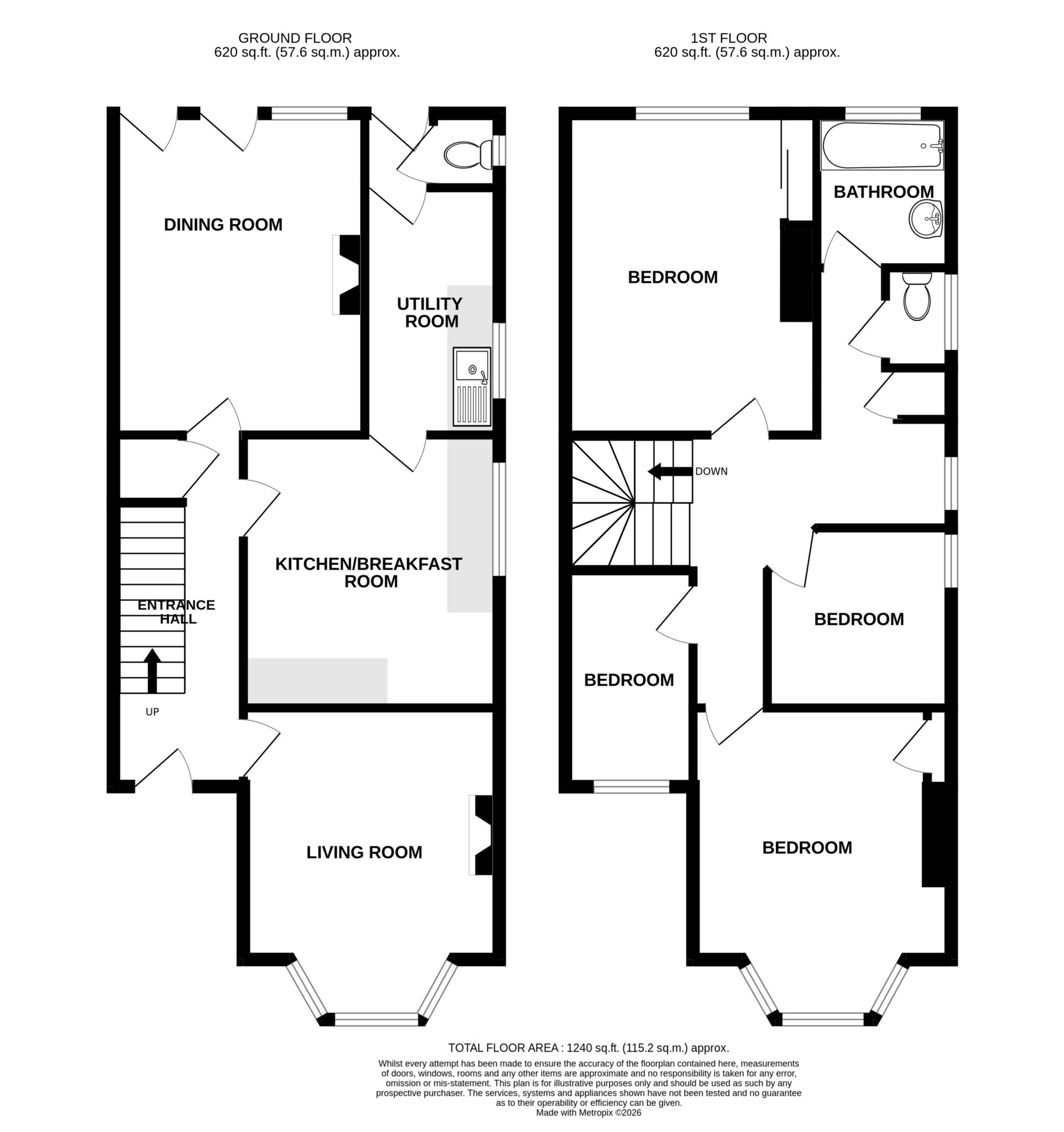 Green Street, Eastbourne floorplan