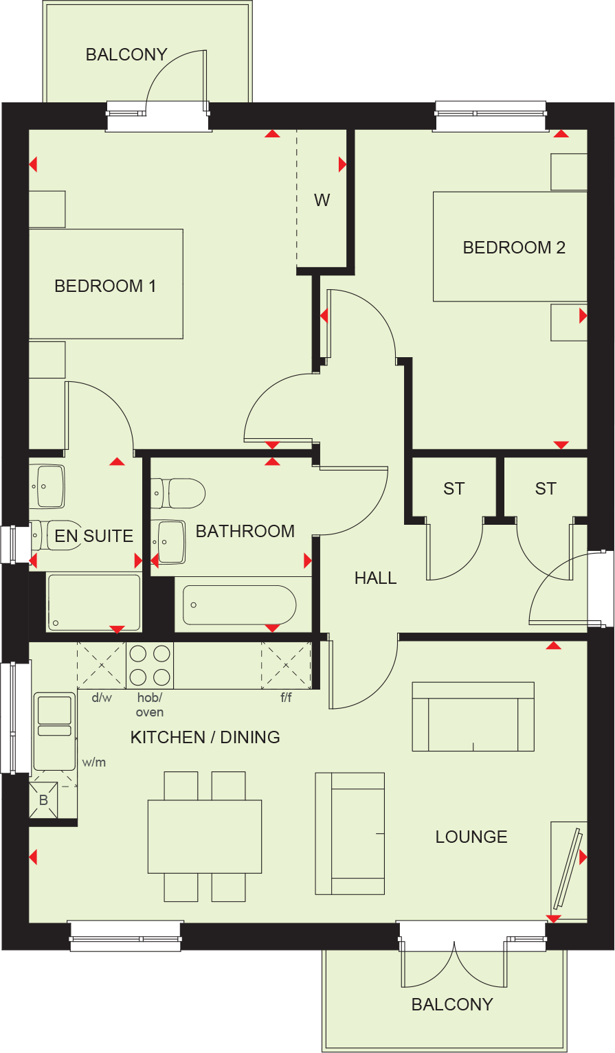 Leukenor Way, Alconbury, Huntingdon floorplan