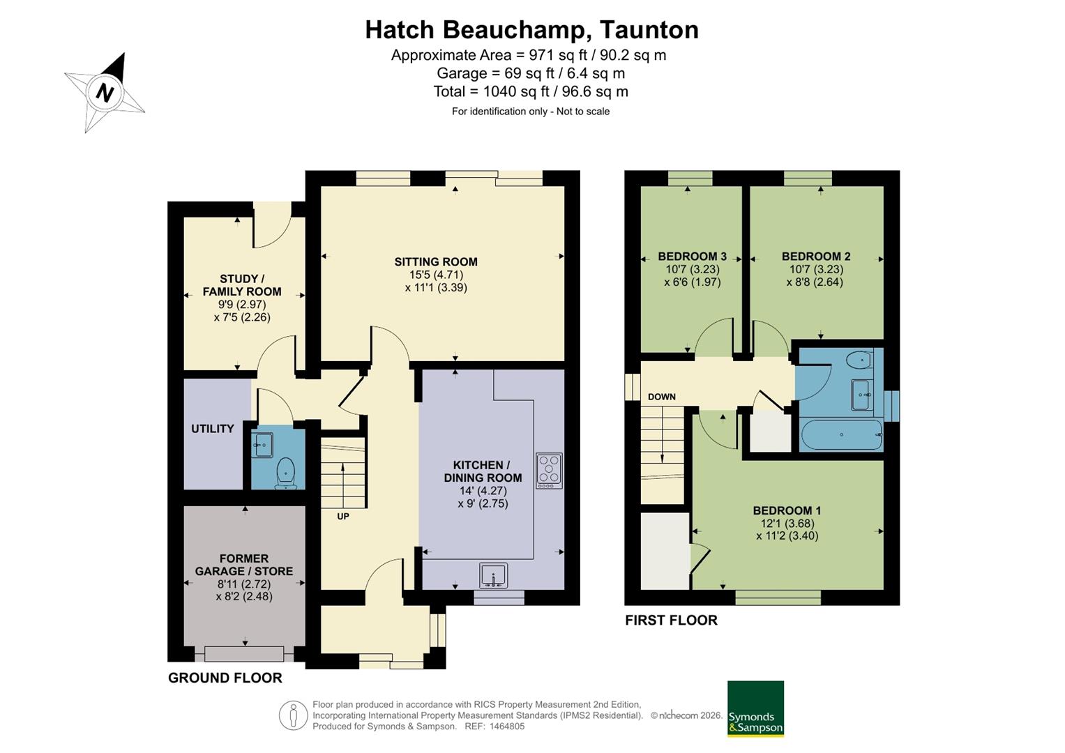2, Nightingale Acre, Taunton floorplan