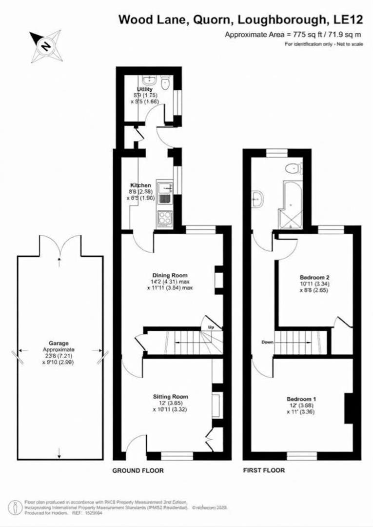 30, Wood Lane, Loughborough floorplan