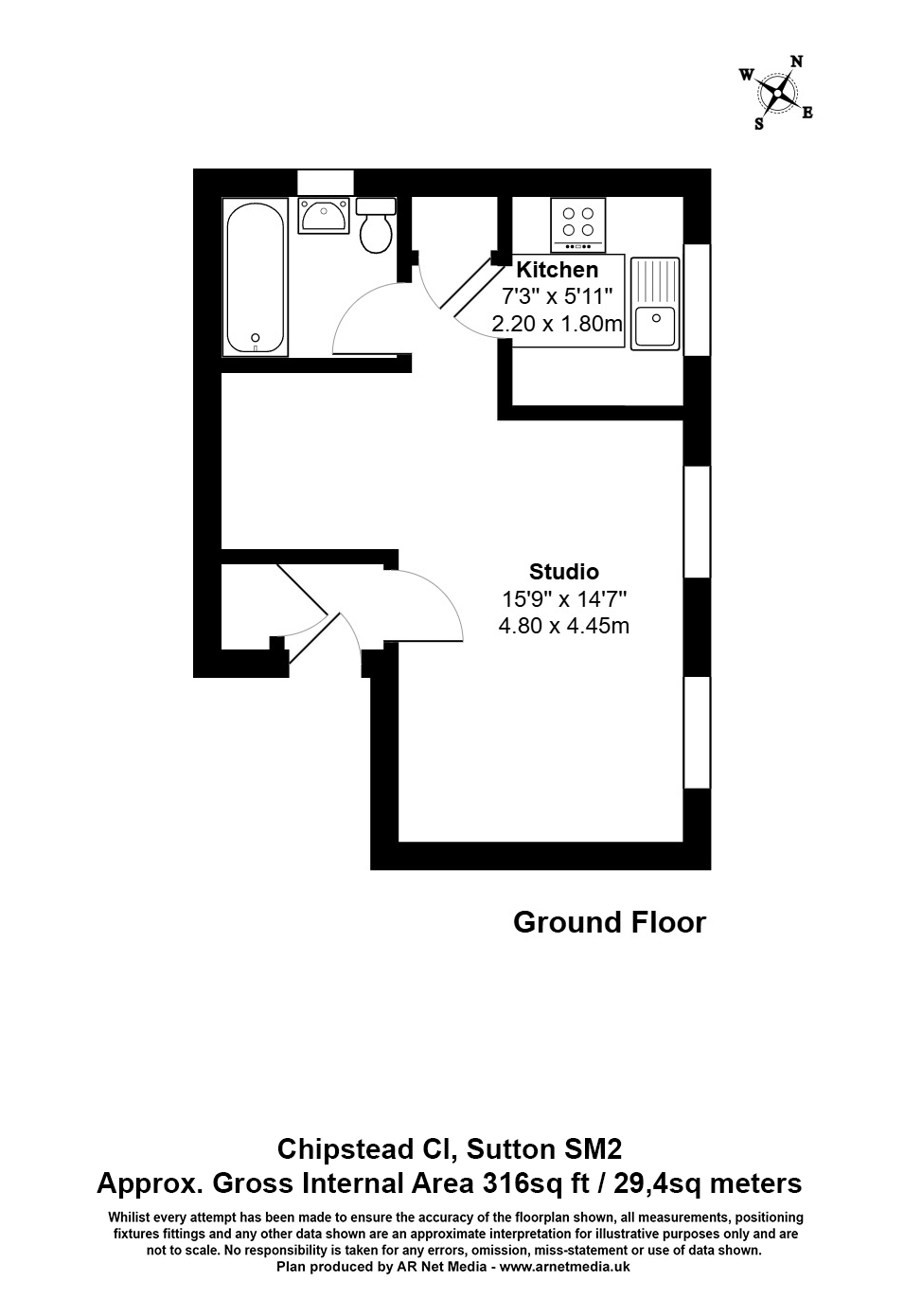 Chipstead Close, Surrey floorplan