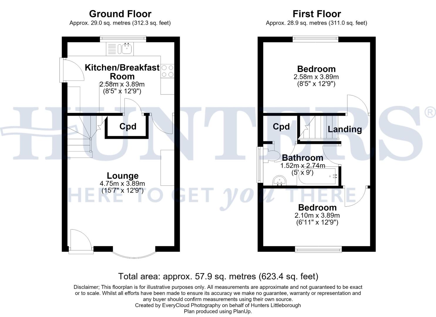 29, Thimble Close, Rochdale floorplan