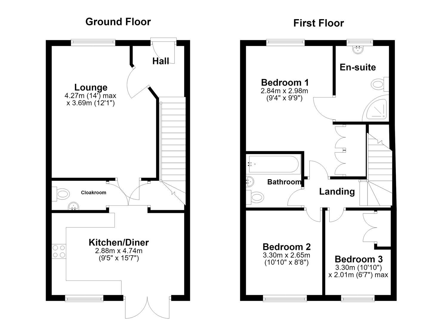 7, Bellflower Close, Bristol floorplan