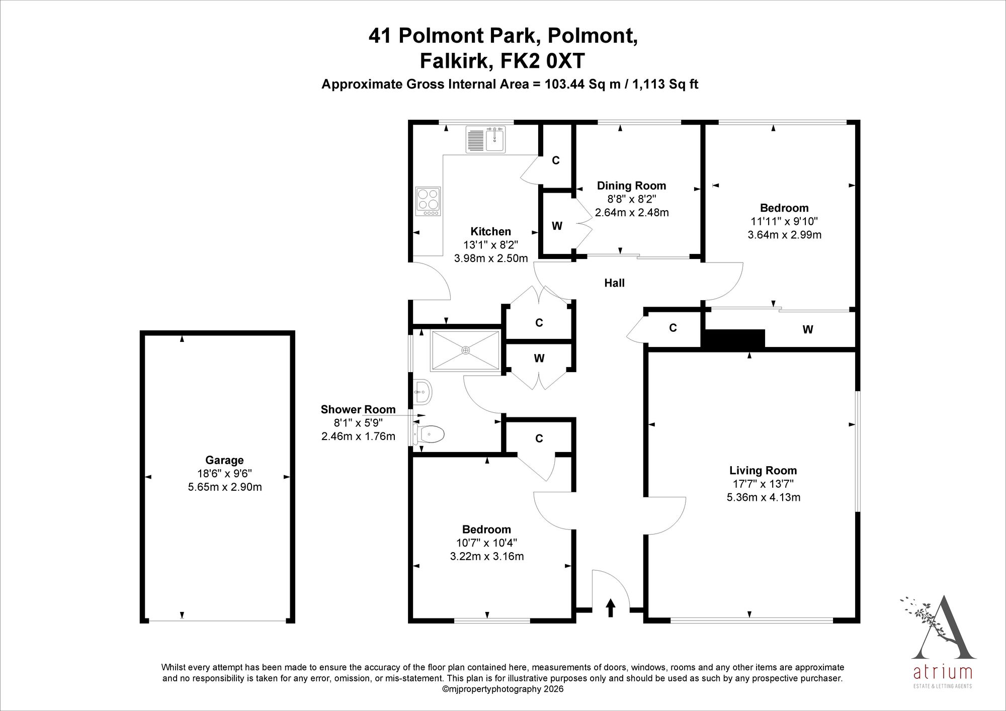 41 Polmont Park, Falkirk floorplan