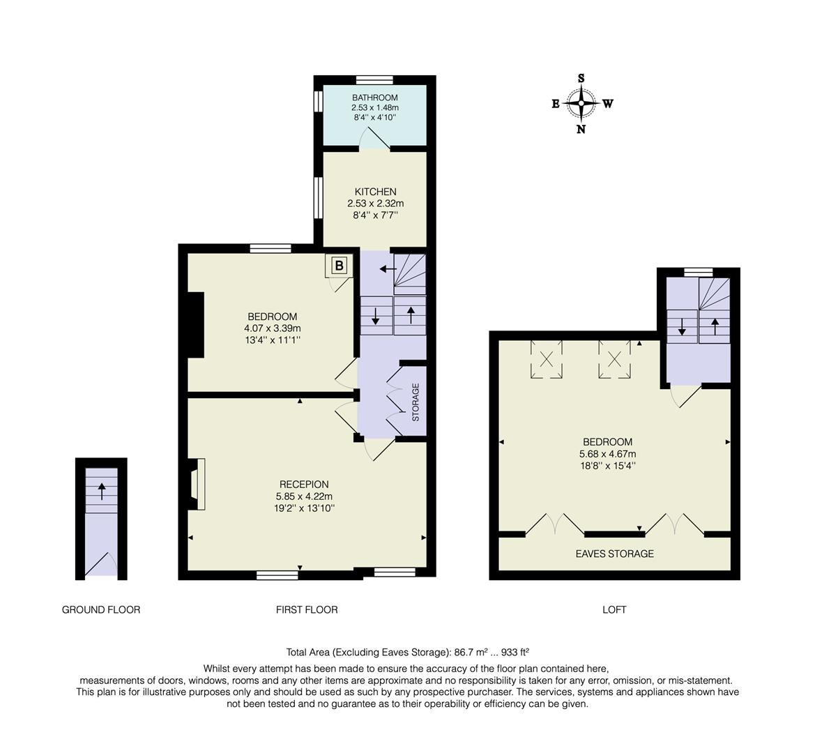 Flat C, 80, Forest Road, Hackney floorplan