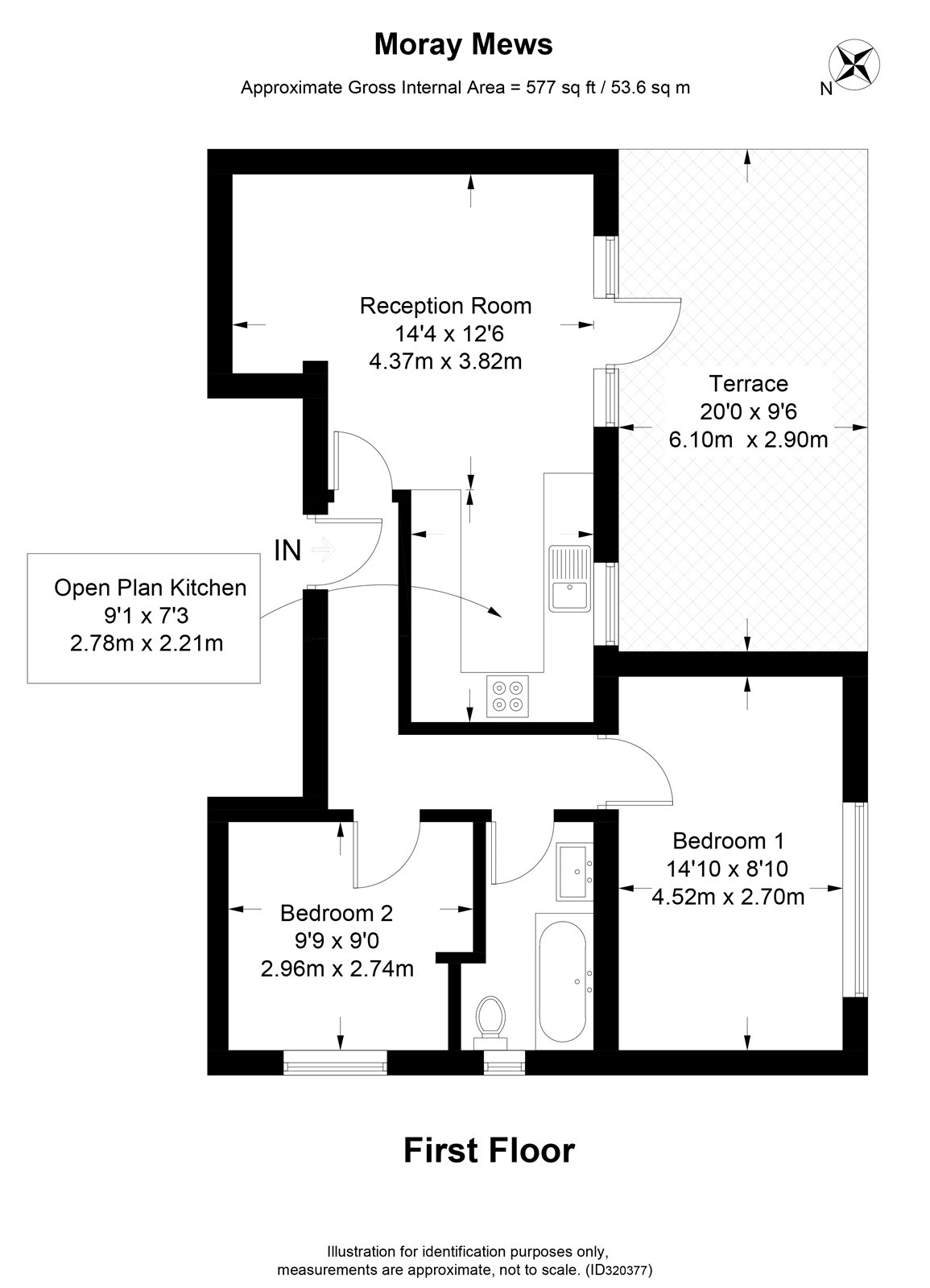 2 Bedrooms Flat to rent in Moray Mews, London N7