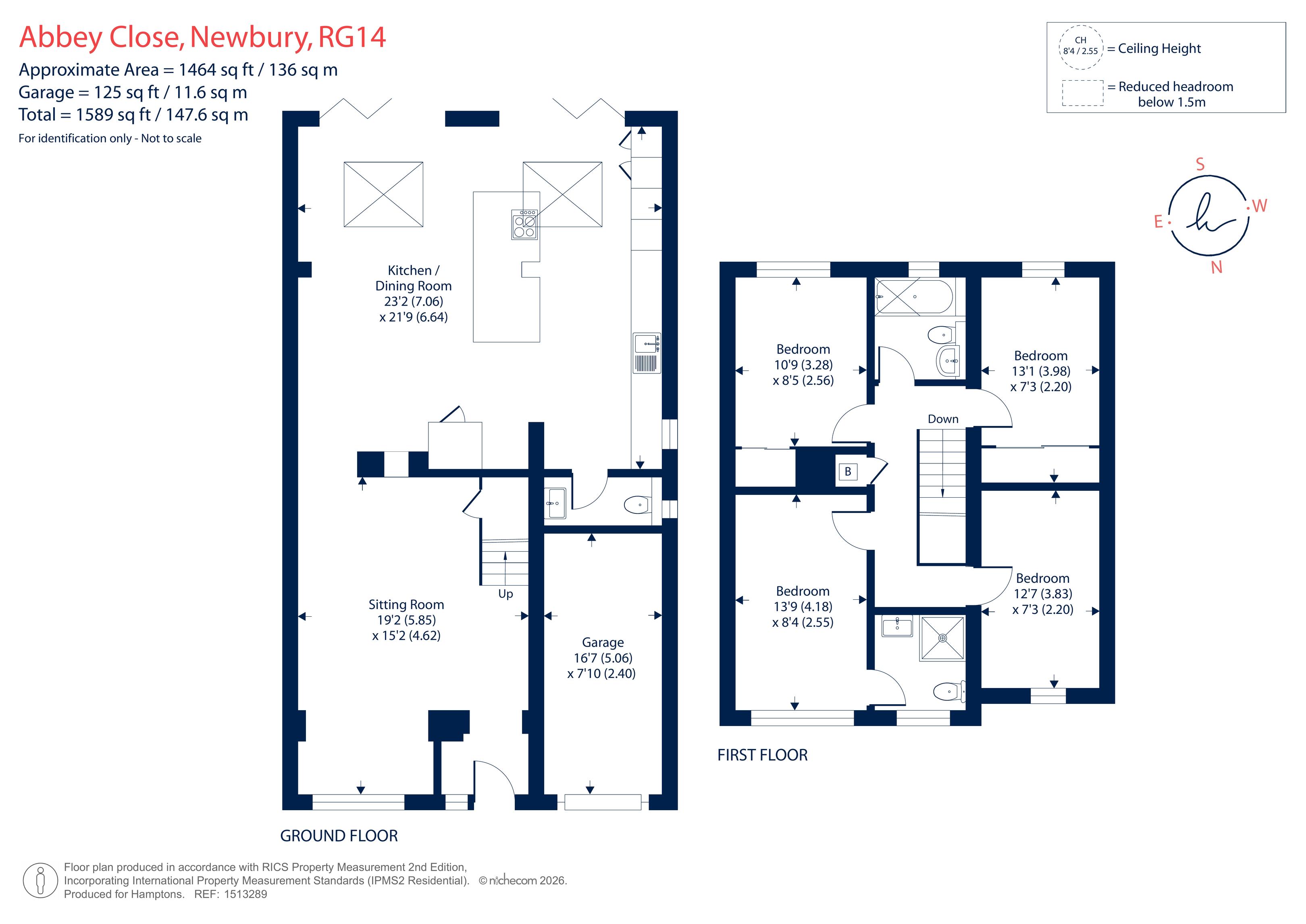 27, Abbey Close, Newbury floorplan