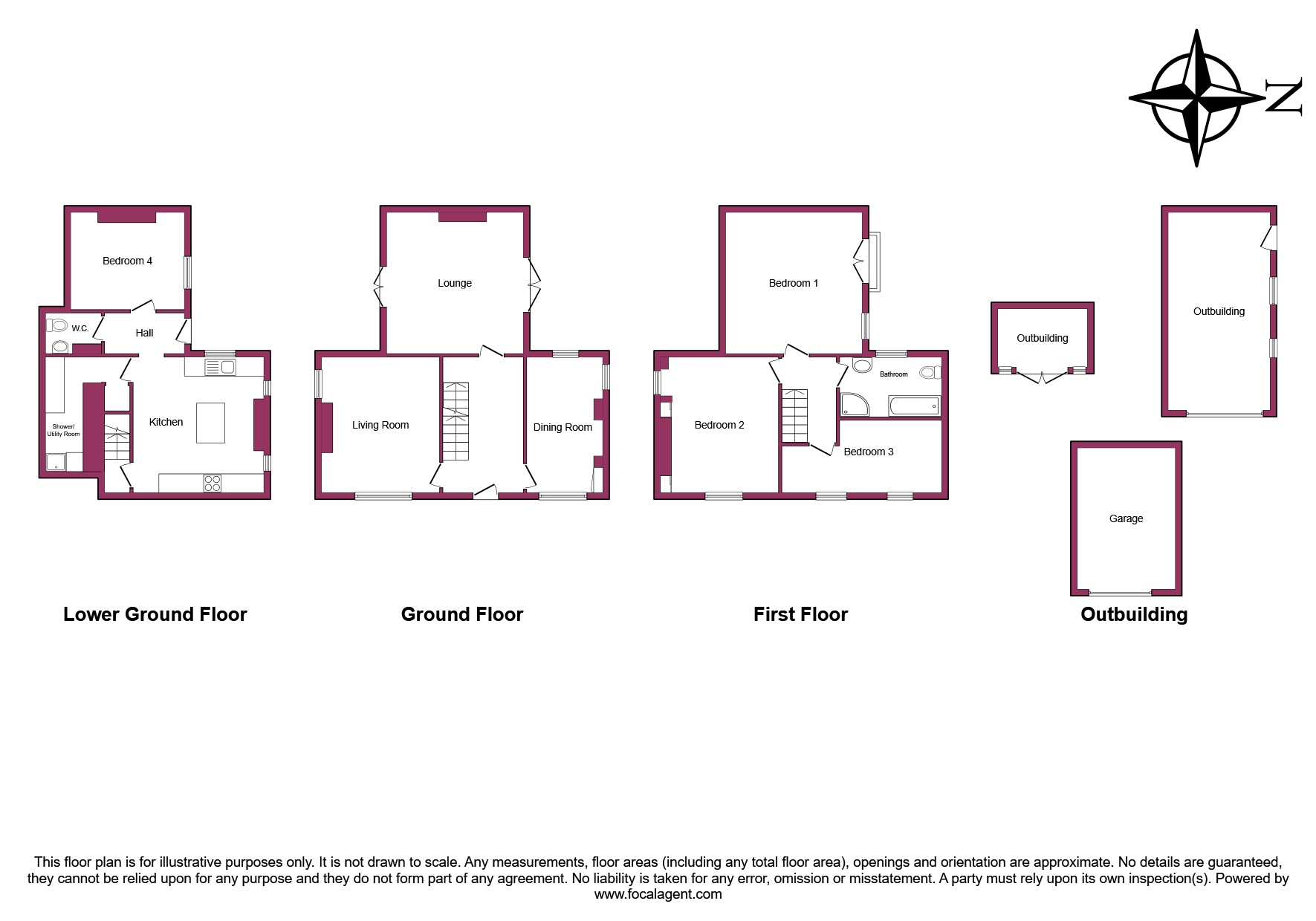 Rock Cottage, High Spring Gardens Lane, Keighley floorplan
