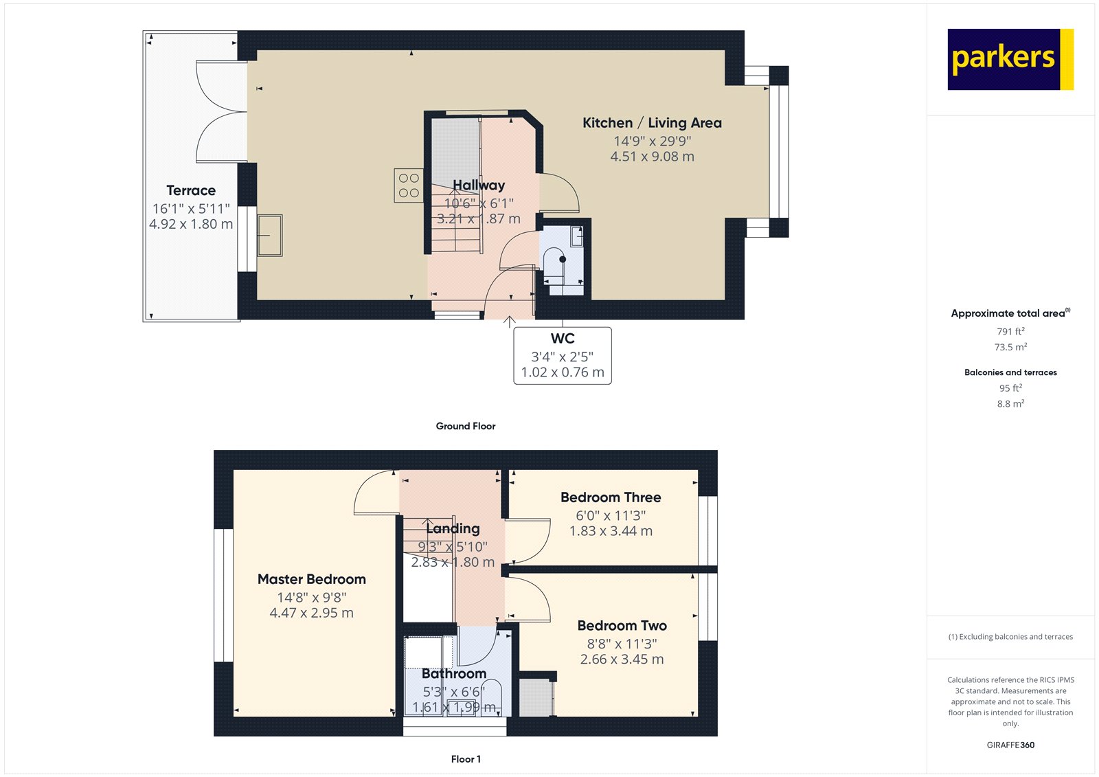 MARKETING CARD- 20,, Grantham Road, Berkshire floorplan