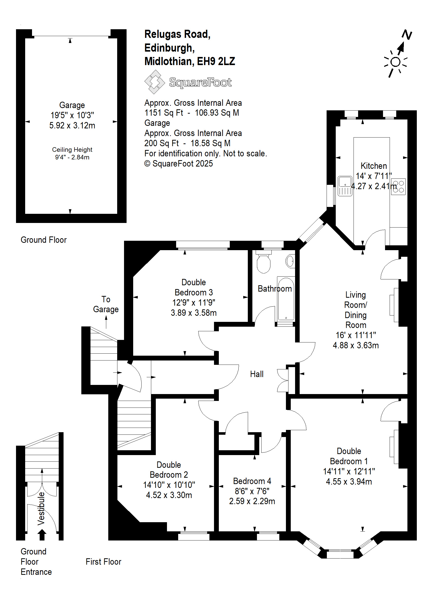 70, Relugas Road, Edinburgh floorplan