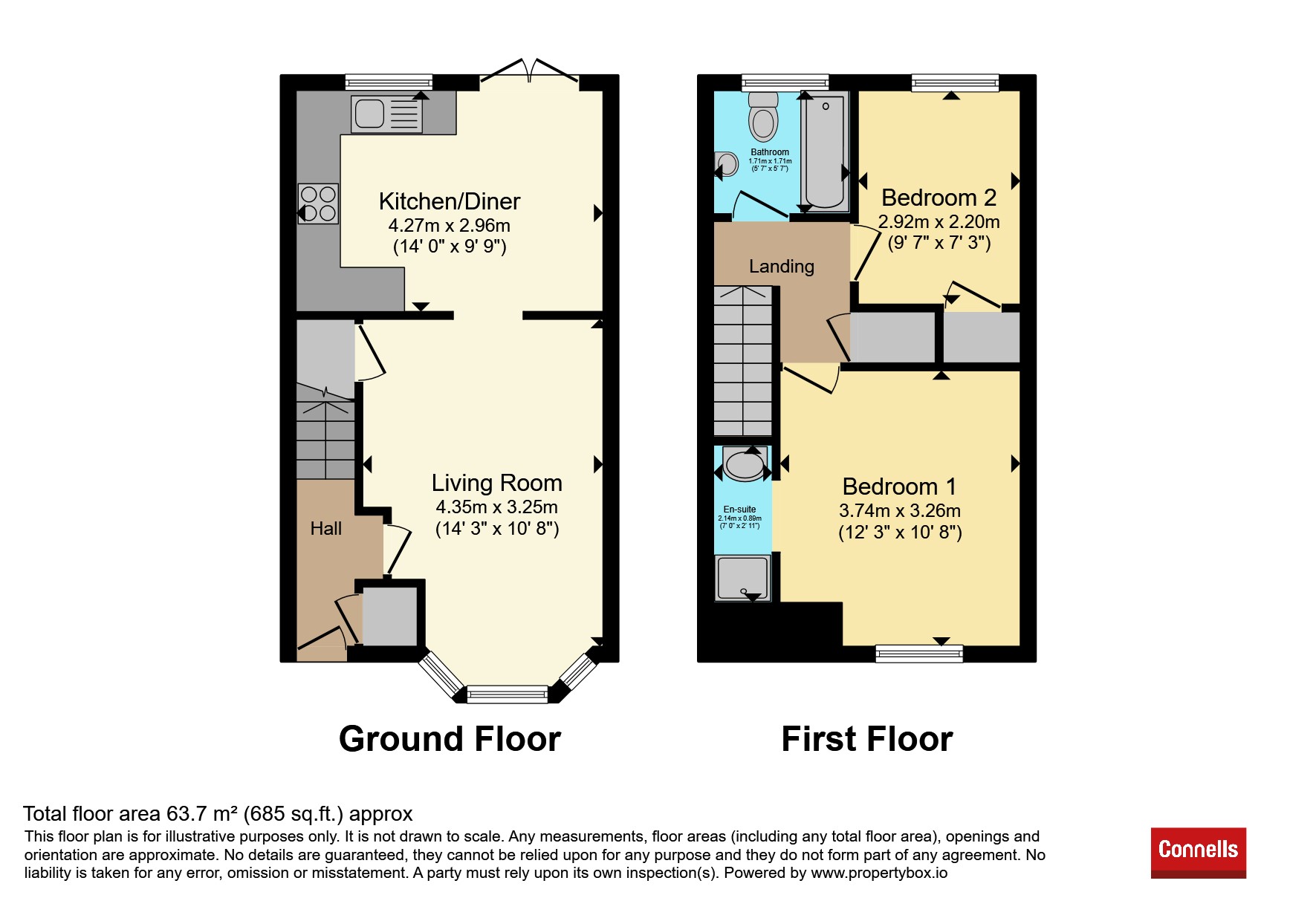 15, Brookview, Crawley floorplan