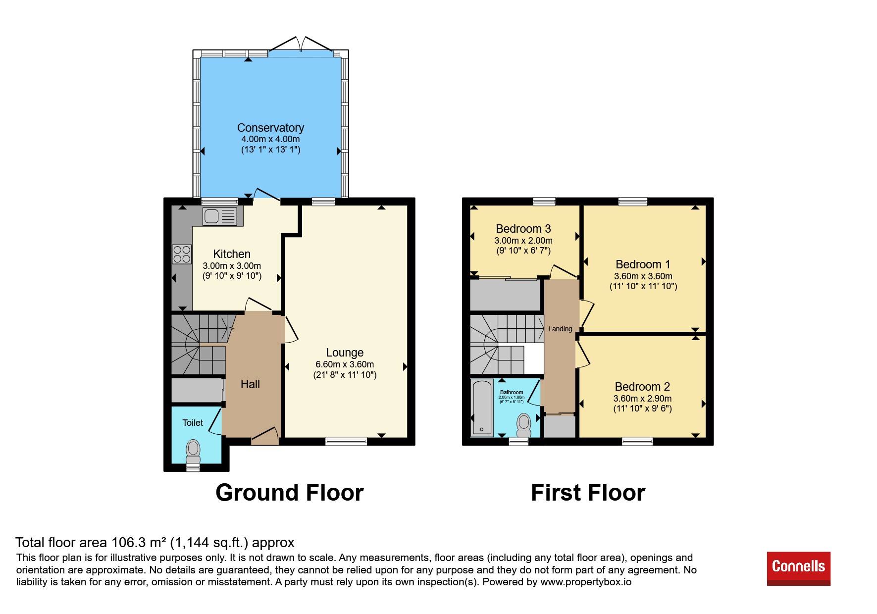 1, Morris Close, Luton floorplan