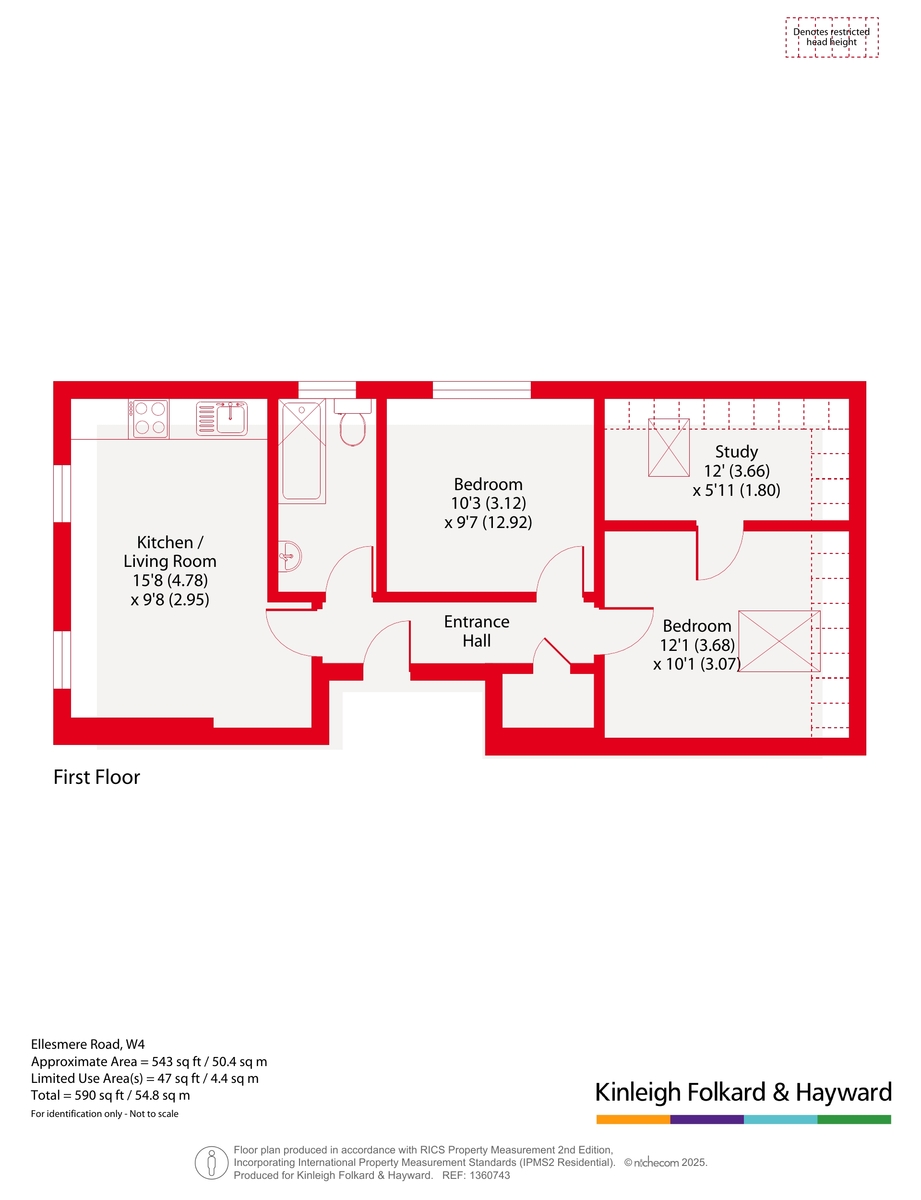 53C, Ellesmere Road, London floorplan