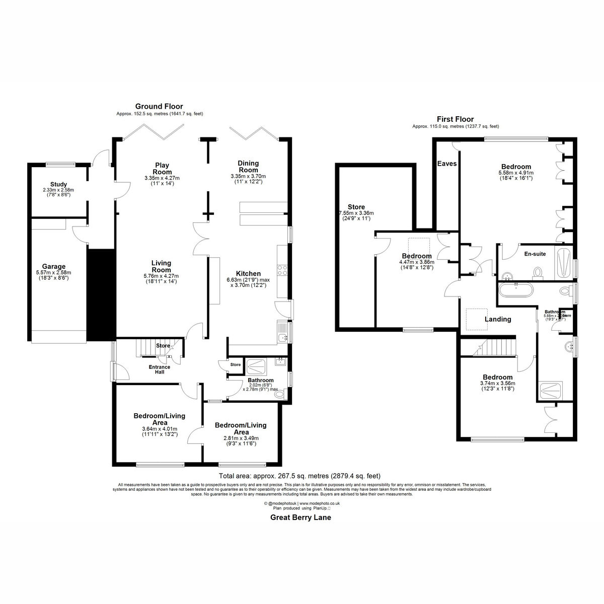 125, Great Berry Lane, Basildon floorplan