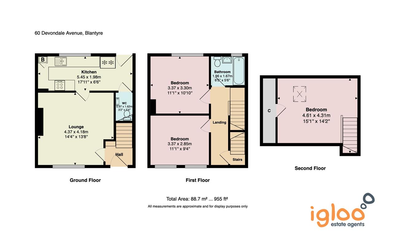60, Devondale Avenue, Blantyre floorplan