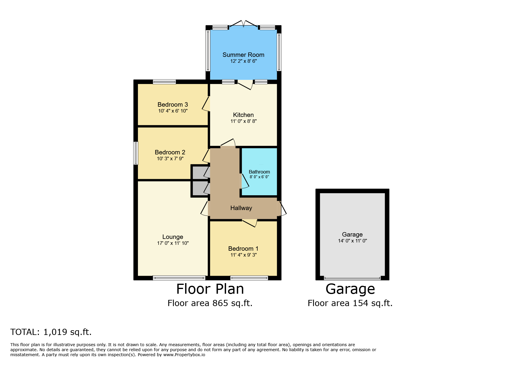 34, Pyesand, Frinton-on-sea floorplan