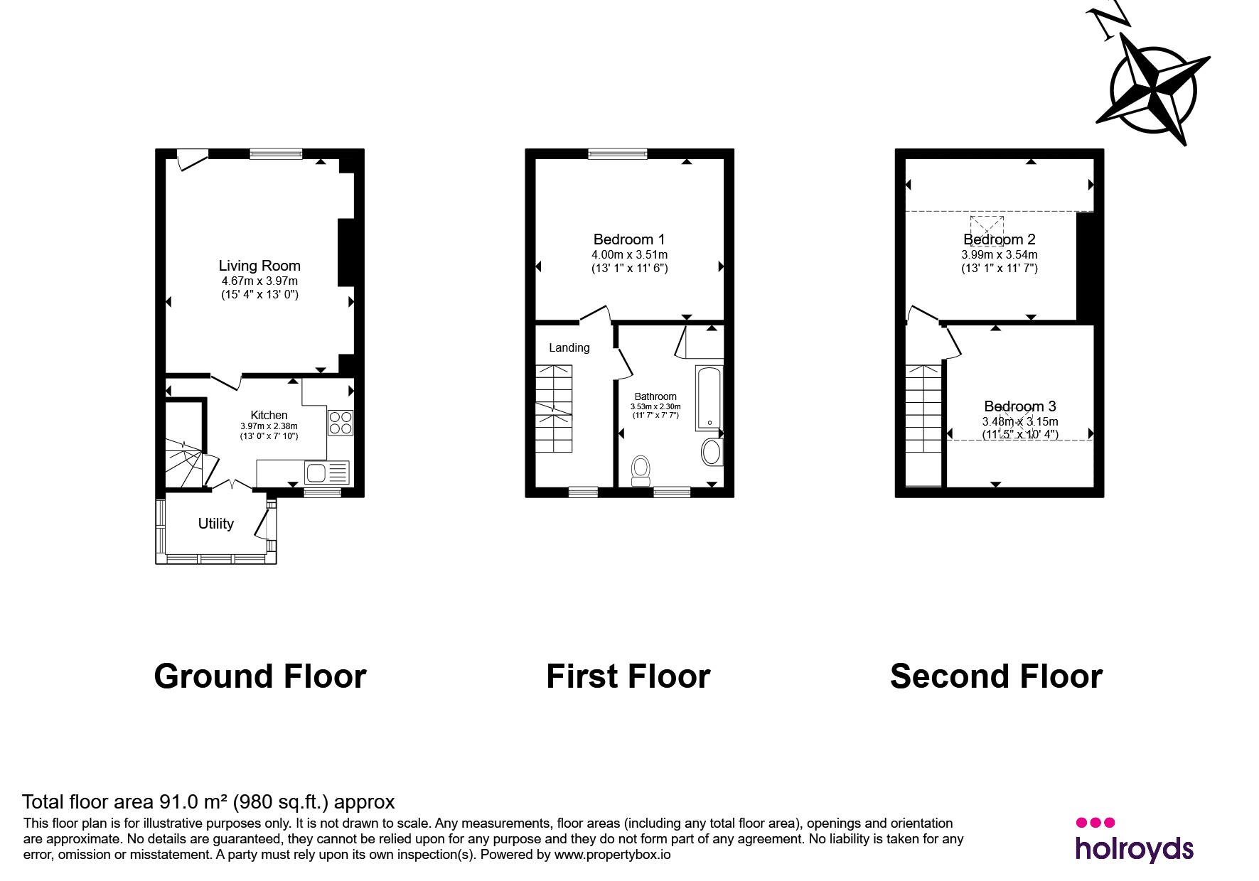 18, Minnie Street, Keighley floorplan